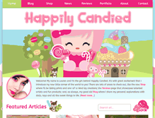 Tablet Screenshot of happilycandied.com